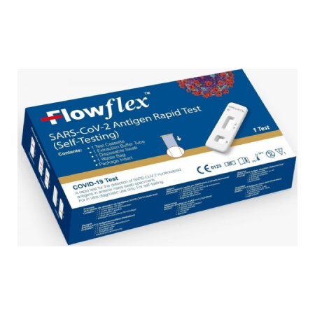 Flowflex COVID-19 Antigen Schnelltest RAT Liste/Common List (1468) CE0123) | 1er Box Laientest