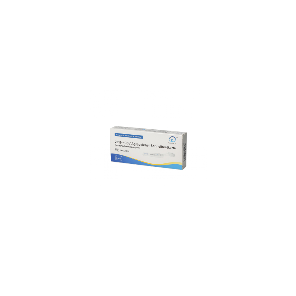 V-CHECK Orginal Lolly COVID-19 Antigen Schnelltest CE2854 | 1er Box Laientest