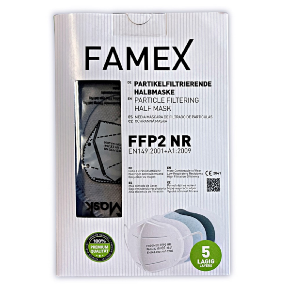 Famex FFP2 Maske grau