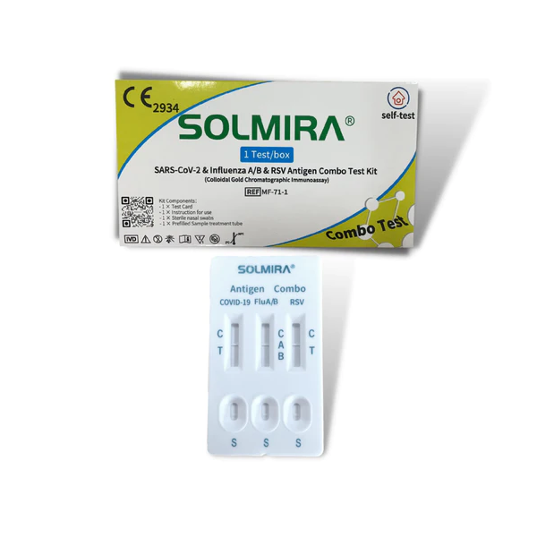 SOLMIRA® Combo 4in1 Laientest (RSV, SARS-COV-2,...